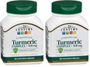 21st Century Turmeric Complex Vegetarian Capsules, 60 Count (Pack of 2)