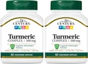 21st Century Turmeric Kompleksi Vegetarian Capsules, 60 Count (Paket 2)