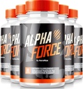 NutraRize (Pack of 5 alpha Force קפסולות, All Natural Pills כדי לתמוך באנרגיה וביצועים, פורמולה תזונתית לבריאות כוללת, רשמי AlphaForce Review (300 קפסולות)