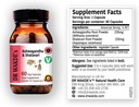 DR WAKDE's Ashwagandha & Shatavari Capsules (60 Veg Caps, Rejuvenating Herbs, Energy Support, Ayurvedic supplement, Vegan, Herbal, All Natural, Made in UK)