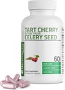 Bronson Tart Cherry Extract + Celery Seed Kapsle - Mocná čistírna odpadních vod, Společná podpora mobility a Muscle Recovery Dodatek - Non- GMO Formule - 60 Vegetariánské Kapsle