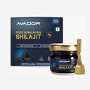AVADOR 20 Grams Himalayan Shilajit Resin 20gm | 0.7oz with 85+ Trace Minerals | High Fulvic Acid (Includes Free Spoon)
