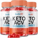 rize labs - Juzfit FIT Keto ACV Gummis für Fortgeschrittene Weight Loss mit Apple Cider Essig, Ergänzung für Belly Fat & Extra Strength (180 Gummis)