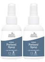 Earth Mama Herbal Perineal Spray | Sicuro per la gravidanza e il recupero Postpartum, Strega Hazel Natural Cooling Spray per Dopo la Birth Feminine Care Essentials, No Benzocaine o Butane, 4-Fl oz (2-Pack)