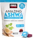 Force Factor Amazing Ashwa for Stress Relief, Memory, Focus och Immune Support Health, Ashwaganda Supplement med KSM-66 Ashwagandha för Stress, 60 Soft Chews