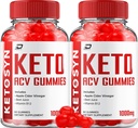 Ketosyn ACV Gummies Advanced Formula - Ketosyn Gumies Ātras darbības Extra Strength Formula, Ketosyn + ACV Gumies Atsauksmes, B12 (2 Pack - 120 Gumies)