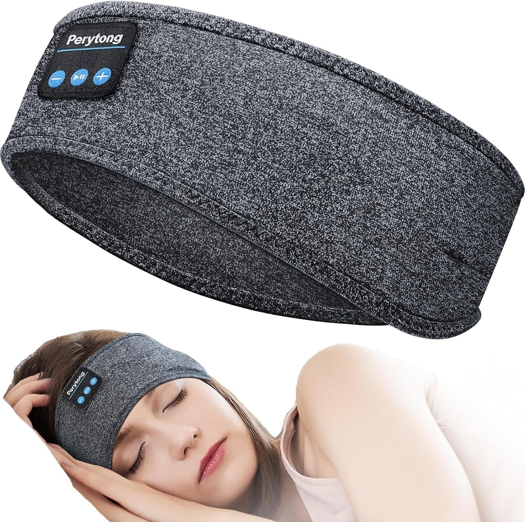 Perytong Sleep Headphones Bluetooth Headband, Sports Wireless אוזניות מוסיקה ישנים אוזניים עם HD Stereo יו"ר עבור אמא נשים צעירות לרוץ Cool Gadgets מתנות ייחודיות