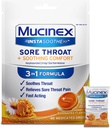 Mucinex Instasoothe Sore Try Drops, Sore Tone Lozenges, Sore Trux Medicine with Hexylserorcinol, Cough Drops others, Honey & Echina Flavor, 40 ct