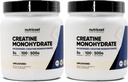 Nutricost Creatina Monoidrato Polvere (2 Pack) - 5g per Serving, 100 Serve, 500g (17.9 oz) - Scoop Incluso
