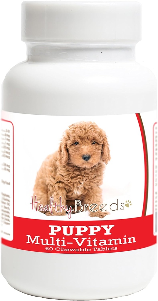 Gənc Breeds Goldendoodle Puppy Dog Multivitamin Tablet 60 Count