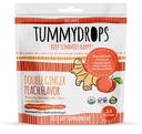 Tummydrops USDA Organic Double Ginger Peach, 33 lozenges