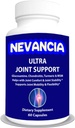 Ultra Joint Support - Glucosamine, Chondroitin, Turmeric, MSM, Boswellia, Bromelain, Methionine – Helps with Joint Comfort & Stability – Supports Joint Flexibility & Mobility - 60 Capsules