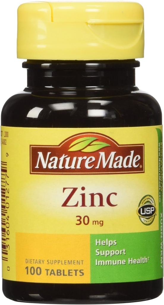 Nature Made Cinc Tabs - 30 mg - 100 ct