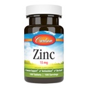 Carlson Zinc, 15 mg, Zinc Supplement, Zinc Gluconate, 100 Tablets | Skin Health; Optimal Wellness; Zinc Tablets