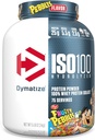 Dymatize x Fruity Pebbles ISO100 Whey Protein Powder Isolate, 25g Protein, 5.5g BCAAs, 120 Cal., Glutenfrei, 1g Fett, 1g Zucker, 2g Carb (75 Servierungen)
