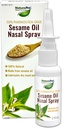 All-Natural Nasal Moisturizer Spray com 100% de óleo de sésamo grau farmacêutico 0,75fl. para acalmar e hidratar nariz seco, lubrificante nasal e descongestionante para alívio de nariz seco