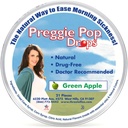 Kolme Lollies Preggie Pop Drops, Natural Green Apple, 21