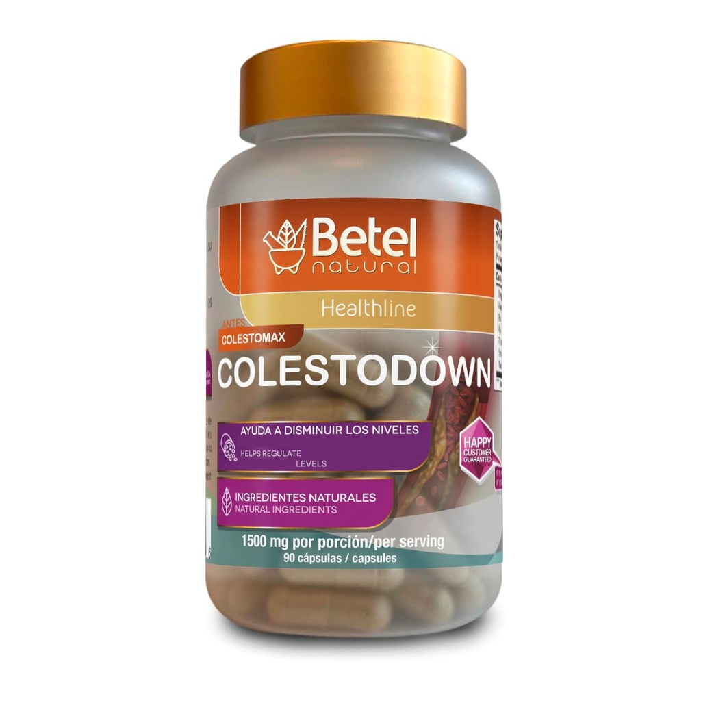 Betel Natural Colestomax Capsules Healthy Cholesterol Levels - 90 Capsules