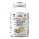 ANDREW LESSMAN Ashwagandha + Theanine 180 Capsules - Standardized Extract. Promotes Relaxation, Focus and Balanced Mood. Small Easy to Swallow Capsules