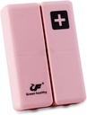 Daily Magnetic Pill Box Korraldaja, 7 Taskukohane Reisi suurus Meditsiiniline Case Konteiner, Cute Väike Tasku Pill Dispenser Kapsli Meeldetuletus Jälgija Ravimid, Kalaõli, Toidulisandid, Tabletid, Roosa