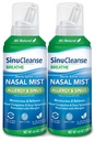 SinuCleanse Allergy & Sinus Sterile Saline Nasal Spray, Ultra Fine Mist, Instantly Moisturizes & Relieves Severe Nasal Congestion Due to Allergies, 4.6 Oz (2 Pack), Made in USA