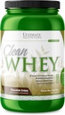 Ultimate Nutrition Clean Whey protein blanding, sjokolade kreme, 2 Lb.