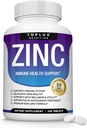 Zink Supplement 50mg voor Immuun Ondersteuning Puur natuurlijk zink Oxide om Boost Immuun System, Skin & Antioxidant Support, High Potency Immunity Booster, voor mannen Vrouwen, 100 tabletten