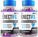 (2 Pack) Erectifil Gummies, Erectifil 1000 MG Gummies, Gizonentzako Formula Naturalaren euskarria, Osasun eta Goi-mailako Errendimendurako Gizonezko Premium gehigarria, Erec tifil Gomitas Reviews (120 Gummies)