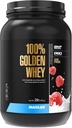 Maxler 100% Golden Syrovátkový protein - 23g proteinu per Serving - Premium syrovátkový protein prášek pro předpost cvičení - Fast- Absorbující syrovátkový koncentrát, izolát a hydrolyzátová směs - Strawberry Cream 2 LB