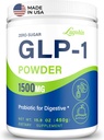 GLP-1 Supplement, GLP1 Supplements Women Naturally Gut GLP 1 Powder 1500MG Boosting Prebiotic Mix med Akkermansia Muciniphila Probiotic & High Fiber för Digestion, Energy, Overall Health, No Fillers
