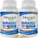 Shiny Leaf Bariatric Multivitamin med järn - 45 mg för Gastric Bypass, Sleeve Gastrectomy, Roux-en-Y, Duodenal Switch - 22 Vitaminer & Minerals, ASMBS Compliant, Vegetarian, Made in USA, GMP, 180 Ct.