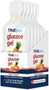 TRUEplus Glucose Gel Pouch, Fruit Punch Flavor, 15g Fast-Acting Carbohydrates, Fat Free, Gluten Free, Quick Support for Low Blood Sugar and Energy, 6 Pack