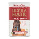 Natures Plus Ultra Hair Thick Shake - 1 lb, juuksevalgu raputamine - prantsuse vanilje maitse - tervislik juuste kasvu täiendus vitamiinide ja mineraalidega - mitte-GMO, gluteenivaba - 16 serveerimist
