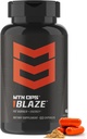 MTN OPS Blaze Fat Burner & Thermogen Metabolisme Booster for vægttab, 210mg koffein pr Servering Koffein piller til energi Boost, 30 Servering