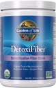 Garden of Life Organic Unflavored Fiber Powder Detox Blend with Chia, Alfalfa eta Barley Herbal Cleanse, Gut Health Support - Detoxifiber - Non-GMO, Gluten-Free, Psyllium Free, Vegan, 30 Zerbitzu