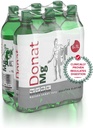 Auga de magnesio natural - 1000mg de magnesio en 1000 ml "Donat Mg" Bulk Pack 6x1L