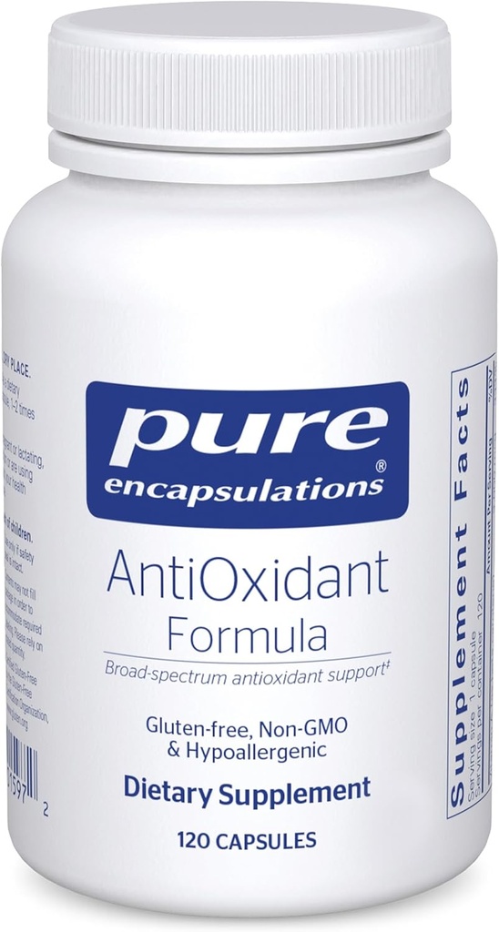 Pure E encapsulat contra la fórmula antiOxidant Aziz  Spectrum Antioxidant Implementació de l' contraxidant 120 Capsules