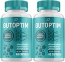 Gutoptim Advanced Probitic Capsules, Gutoptim Progetic Support untuk Pil Kesehatan Digetical, Review Gutoptim, Tambahan Gut & Digetives (2 Pack - 120 Capsules)