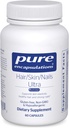 Pure Encapsulations Hair/Skin/Nails Ultra Advanced Beauty Supplement - Biotin & Collagen Supplement for Healthy Hair, Strong Nails & Youthful Skin Support* - 60 cápsulas