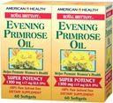 美国健康饮食纤维补充品,皇家布列塔尼晚报Primrose Oil,包2,60 Counter