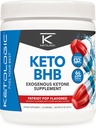 Ketologic Keto BHB (Patriot Pop Flavor) 30 сервировок - экзогенная добавка кетонов с goBHB, бета-гидроксибутиратными солями