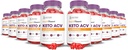 (10 Pack) Rápido Ripped Keto ACV Gummies Advanced Formula 1000MG Rapidripped Keto Gummies Apple Cider Vinegar Formulado con Ps Beet Juice Powder B12 Vegan Non GMO 600 Gummys