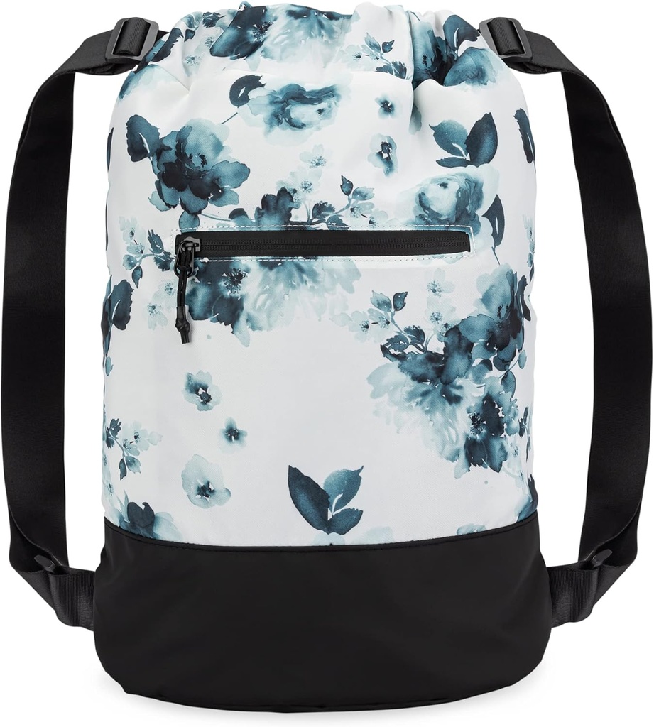 Flex Cinch koord Gym Bag voor vrouwen met grafische ontwerpen 