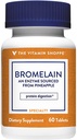 Vitamin Shoppe Bromelain 500MG & 2000 GDU, stöder protein Digestion & Absorption, Enzym Sourced från Pineapples (60 kapslar)