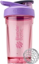 BlenderBottle Sport Shaker Garrafa com Wire Whisk, 24-ounce, roxo – Protein Shakes & Hydration para atletas e fitness entusiastas, fácil mistura, durável & leve, Lockable Lid