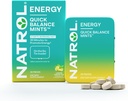 Saluran Energi Cepat Natrol, Suplemen Energi, 30 Lemon Green Tea Alami dan Buatan Dibutakan, 30 Count, 15 Hari Supply