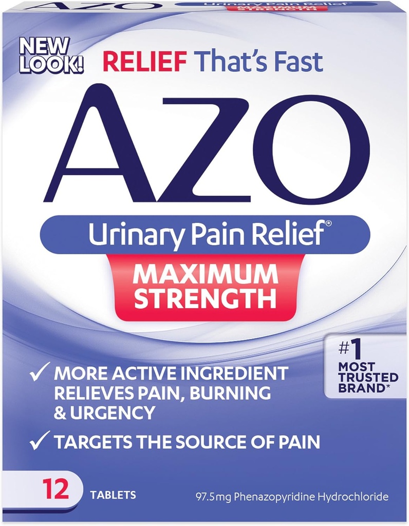 AZO STANDARD MAX STRENGTH 12 Таблетки