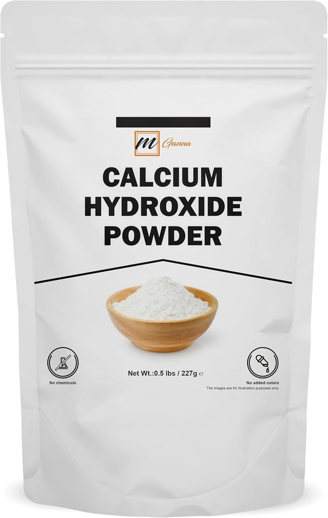 100% naturlig kalciumhydroxidpulver för mat och kosmetika 227 GMS / 0,5 LBS
