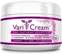 VariCream - Varicose & Spider Veins Cream - Tocopherol acetat, Slagterum, Heks Hazel - 1 Jar - 2 Oz. - Vegan