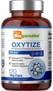 Oxytize 750 mg 120 Vcaps - Natural Magnésio Óxido Oxigênio Based Colón Cleanse Gentil Laxativo - Suporta Regularidade do trato digestivo saudável